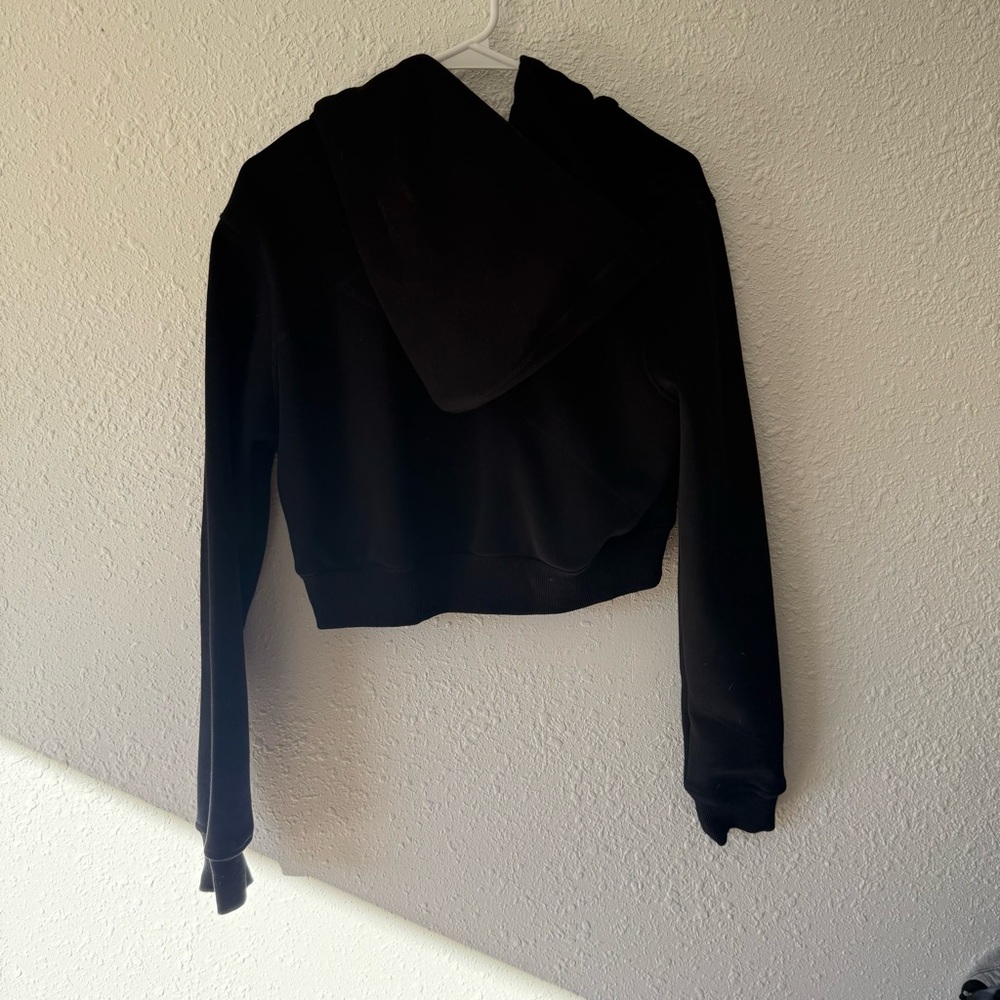 Miss Me Away Hoodie Crop Sweater - Picture 6 of 7